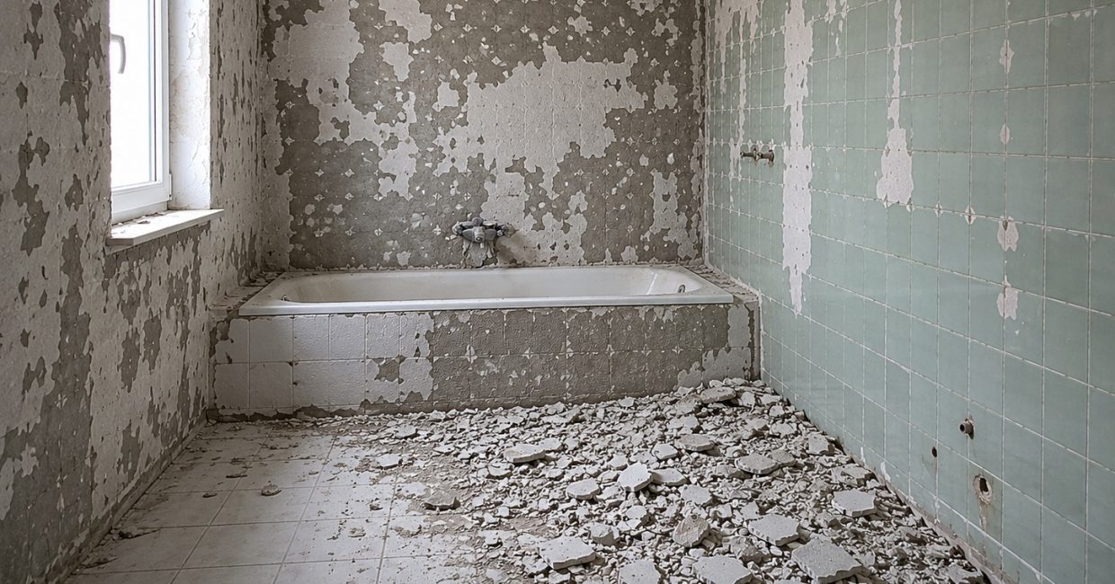 Badkamer laten slopen