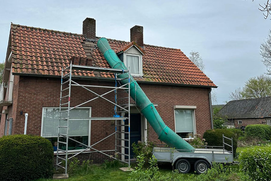 Schoorsteen verwijderen