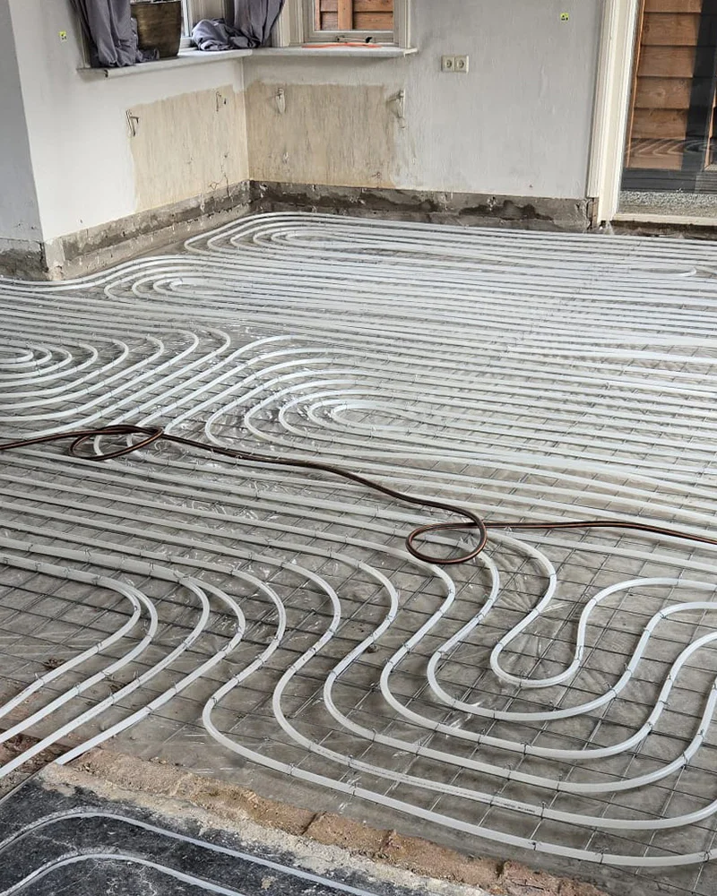 Vloerverwarming laten aanleggen